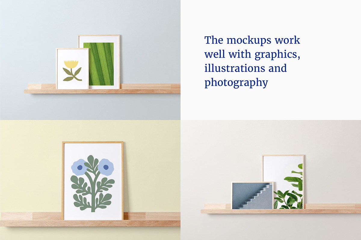 Wooden Frame Print - Mockup Bundle, a Product Mockup by Studio MVDM (Photo 7 of 8)