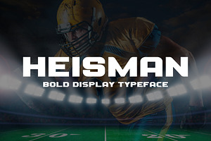 Heisman - Sports Display Typeface