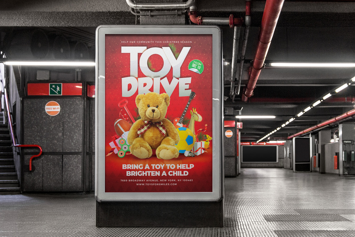 Toy Drive Flyer, a Flyer Template by MadridNYC (Photo 3 of 3)