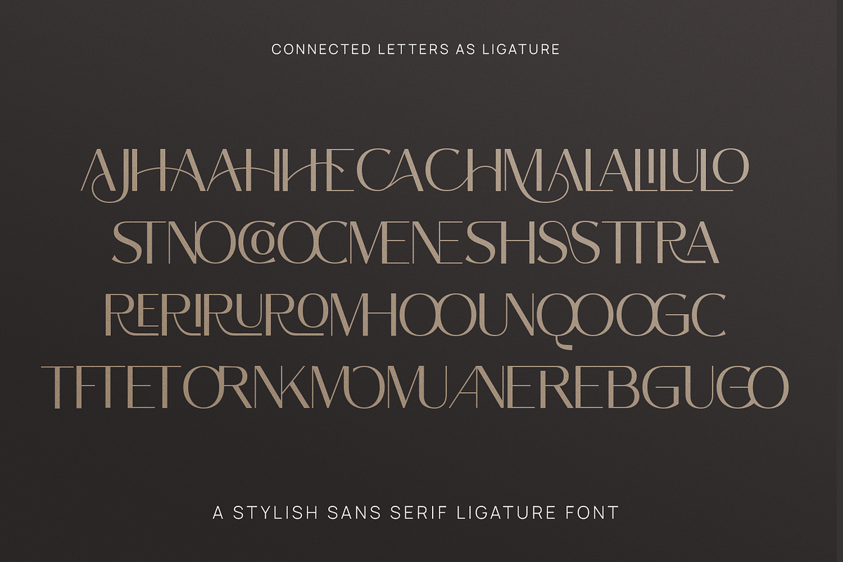 Northern Worssley - Ligature Sans, a Sans Serif Font by Typetemp Studio (Photo 15 of 17)