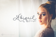 Abigail Script, a Script Font by Roland Huse Design (Thumbnail 1 of 6)
