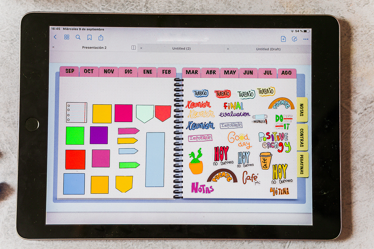 DIGITAL PLANNER/AGENDA DIGITAL, a Stationery Template by LOTA_CREATIONS (Photo 5 of 6)