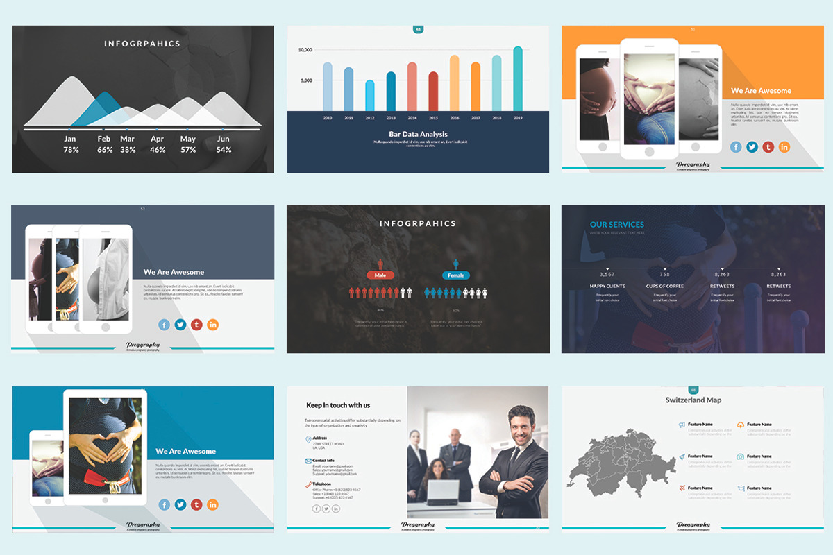 [PPT] Photography PowerPoint Templet, a Presentation Template by litoondev (Photo 5 of 5)