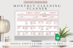 Google Sheets Cleaning Tracker