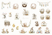 Easter Spring Animals, an Animal Illustration by Flora+Bear (Thumbnail 3 of 10)