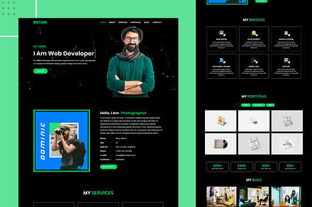 Personal Portfolio Website Template, a HTML Template by Themeplaza