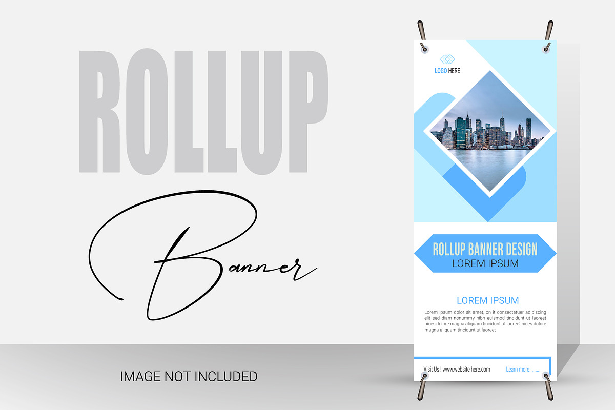 Business Agency Roll-Up Banner Set, a Poster Template by hkmonir (Photo 1 of 3)