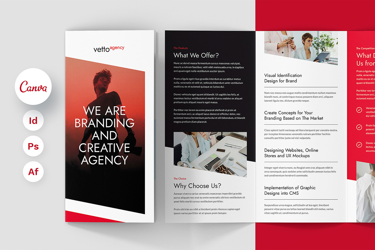 Branding Agency Brochure Trifold, a Brochure Template by artbart (Photo 1 of 9)
