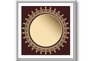 Winter Vector Round Frame With, an Illustration by FineArtStudio (Thumbnail 2 of 3)