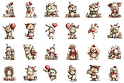 Quirky Birthday Animals Clipart, an Illustration by CreationArt (Thumbnail 3 of 5)
