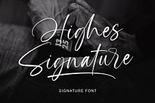 Highes Signature | Signature Font