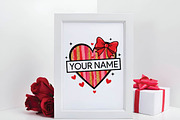 Personalized Kid Name Valentines Png, an Illustration by DreamPrint404 (Thumbnail 2 of 6)
