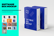 Software Box MockUp, a Cups & Container Mockup by coloformia (Thumbnail 1 of 16)