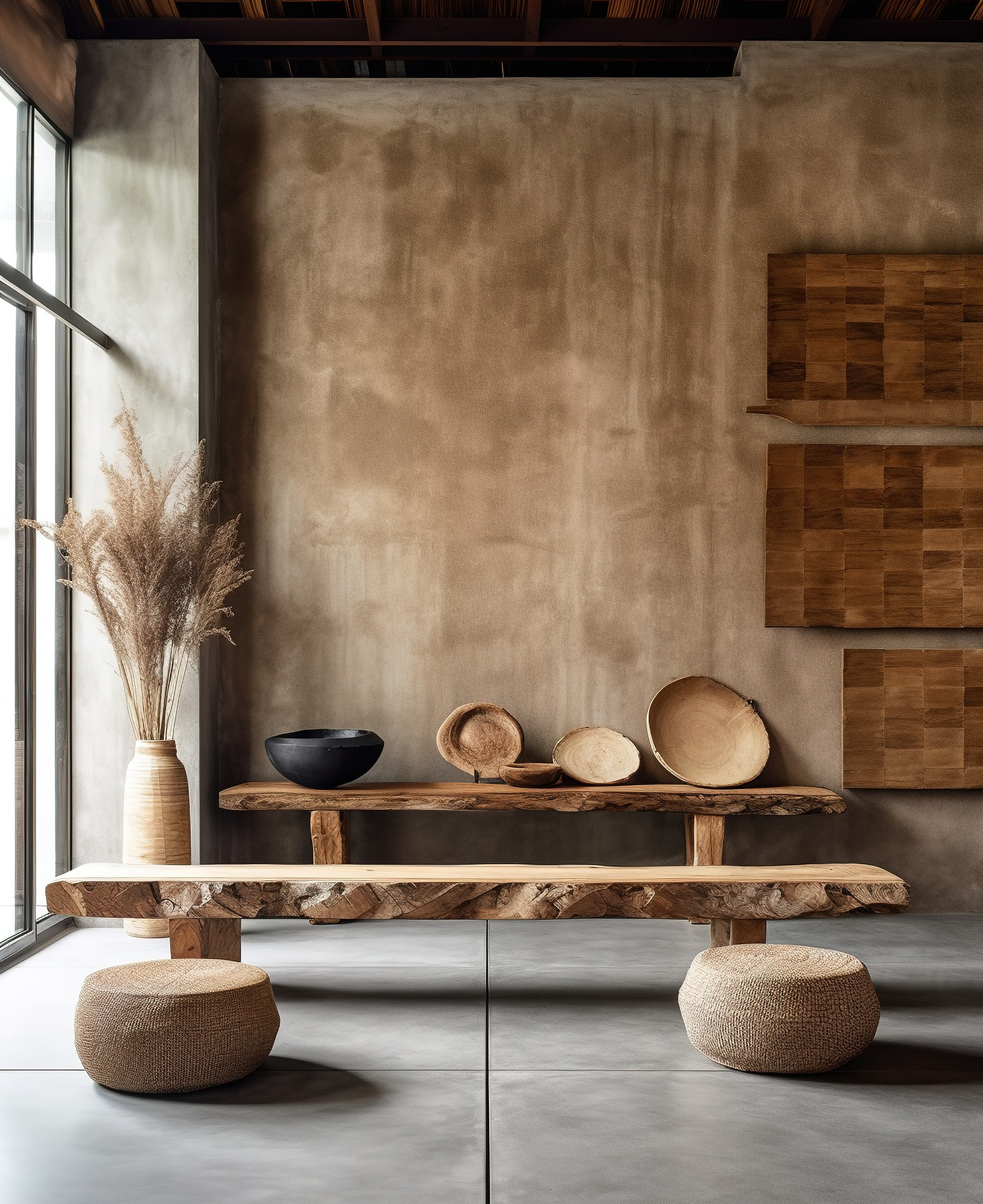 wabi sabi minimalist interior design, an Architecture Photo by Virgo Studio