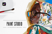 Paint Studio - Procreate Brushes, a Brush Add-On by AMStudio. (Thumbnail 1 of 6)