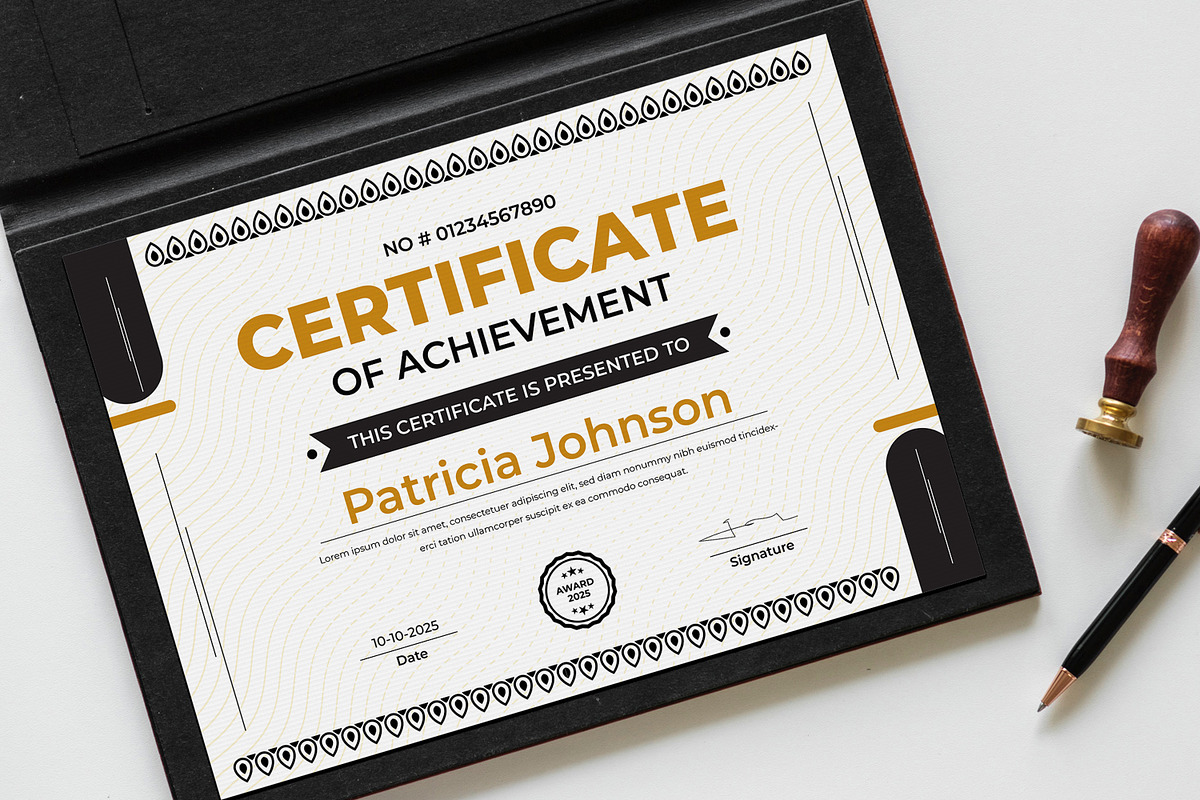 Certificate Templates, a Stationery Template by MightyDesign (Photo 5 of 6)