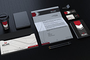 Red And Black Corporate Identity, a Stationery Template by Marvel (Thumbnail 3 of 5)