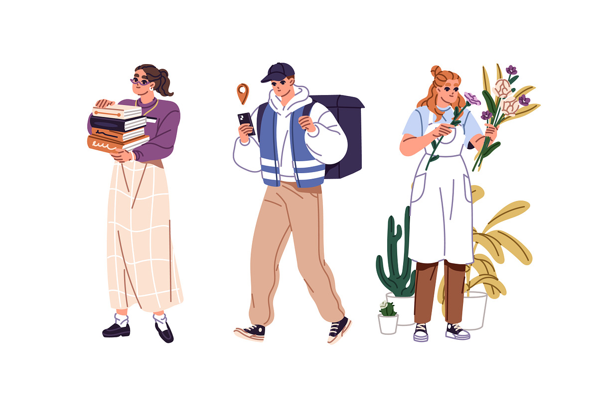 People of different professions set, a Work Illustration by PaperTrident (Photo 18 of 22)