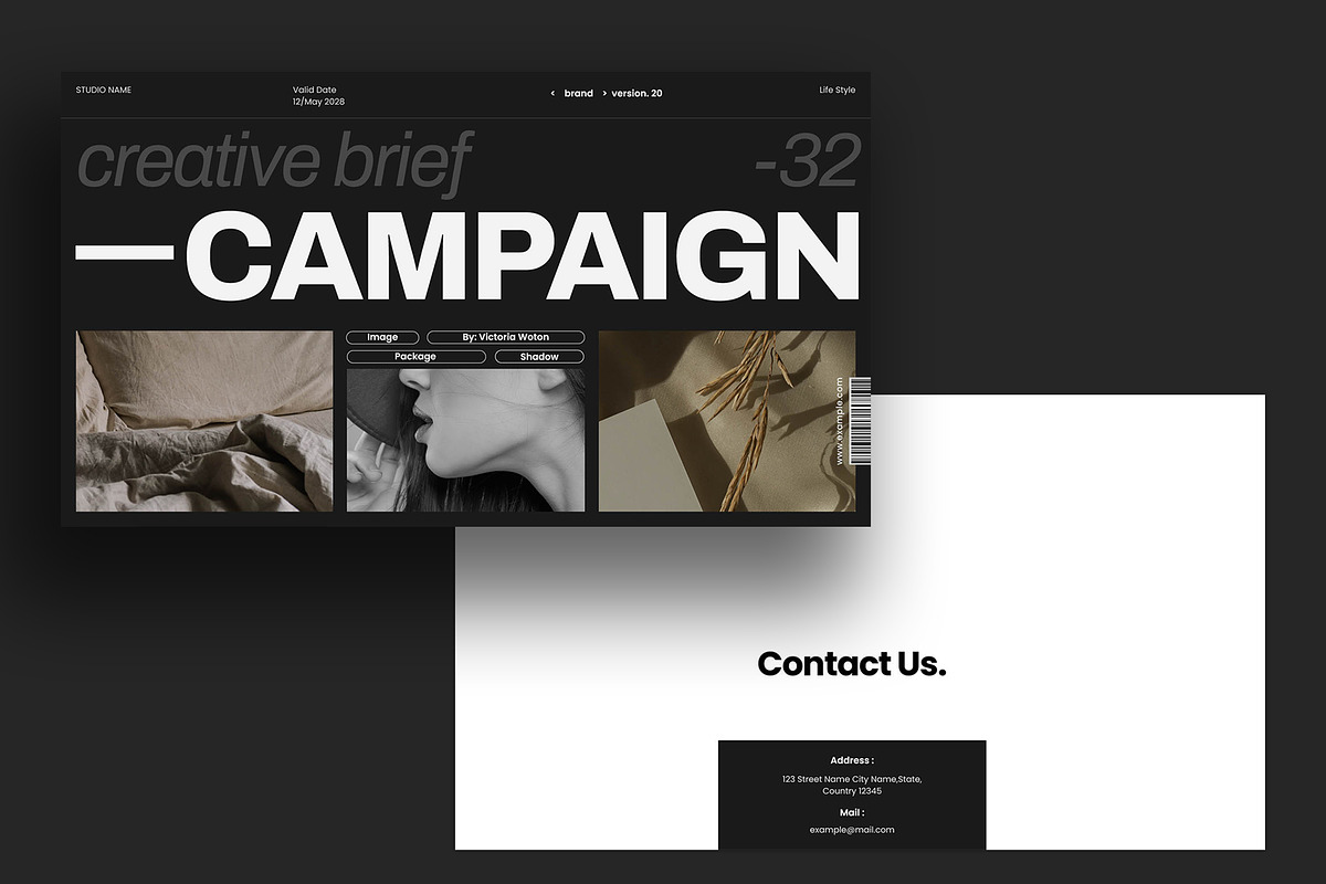 Brief Campaign Presentation Template, a Presentation Template by RedGiant (Photo 6 of 6)