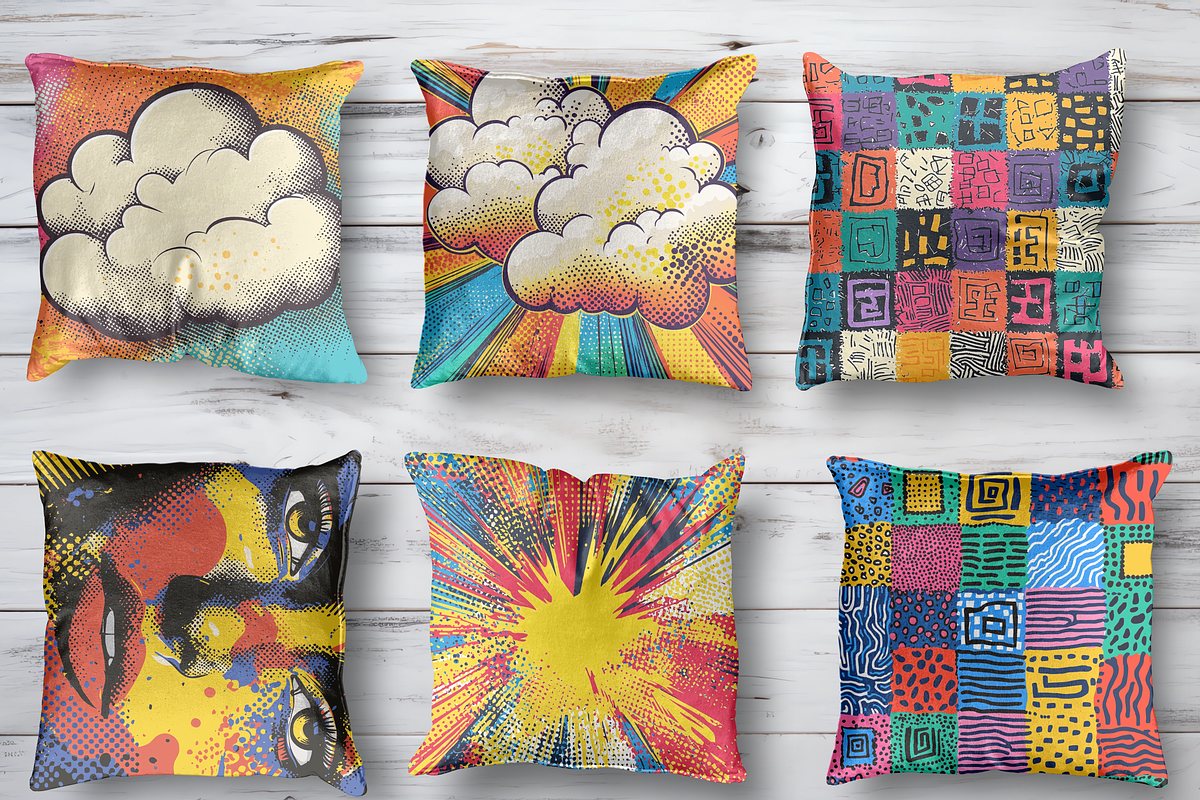Comic Style Pop Art Background, a Background Graphic by LA Design (Photo 5 of 10)