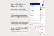 Systeme.io Rosy Sky Sales Funnel, a Landing Page Template by Hayley's Digital Hub (Thumbnail 2 of 10)