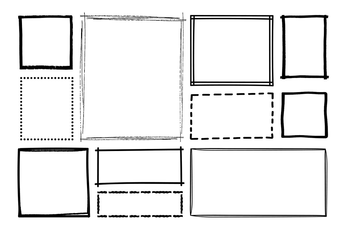 Vector Hand Drawn Design Elements, a Decorative Illustration by FourLeafLover (Photo 12 of 20)