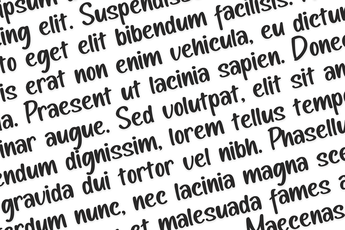 Miau Miou – Casual Handwritten Font, a Handwritten Font by Basnistudio (Photo 3 of 11)