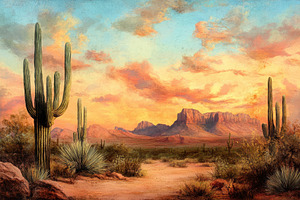 Arizona desert landscape, a Photo by Pavel_design