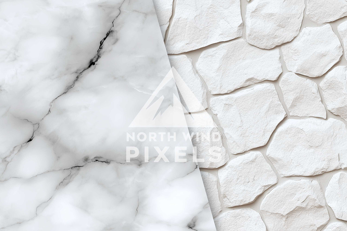 12 White Stone Texture Patterns, a Background Graphic by NorthWindPixels (Photo 4 of 4)