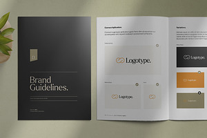Brand Guidelines, a Brochure Template by broluthfi