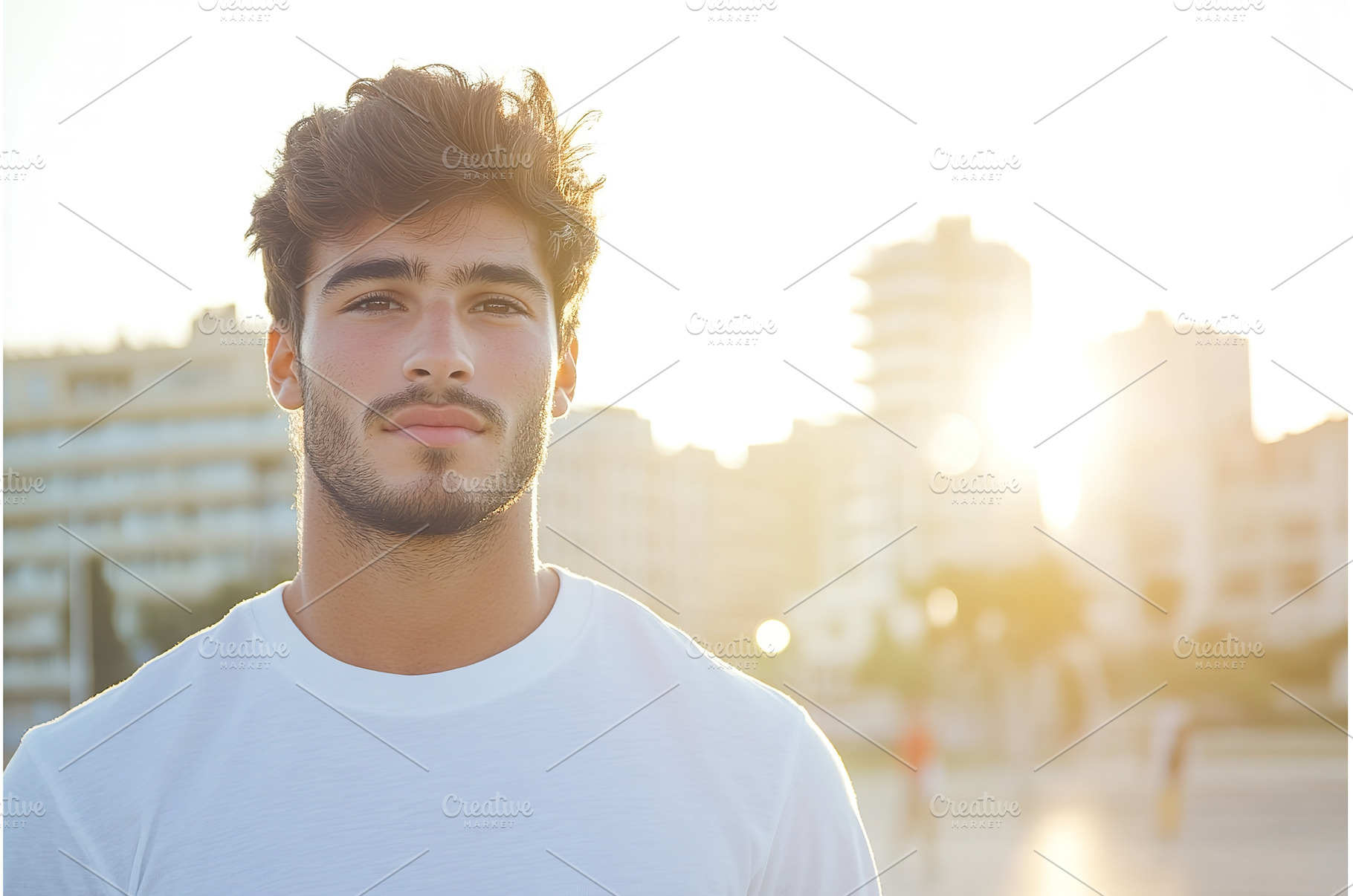 Handsome young Hispanic man basking, a Person Photo by Lermont51