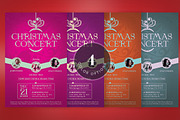 Red Christmas Concert Flyer Template, a Flyer Template by Godserv Designs (Thumbnail 5 of 5)