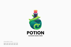 Green Potion Logo Template, a Branding & Logo Template by Zeer Graphic