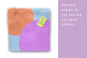 Square fur rug mockups., a Mockup by moqirynart (Thumbnail 10 of 16)