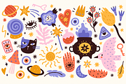Boho Hand Drawn Clipart Bundle, a Decorative Illustration by Anna Studio (Thumbnail 10 of 12)
