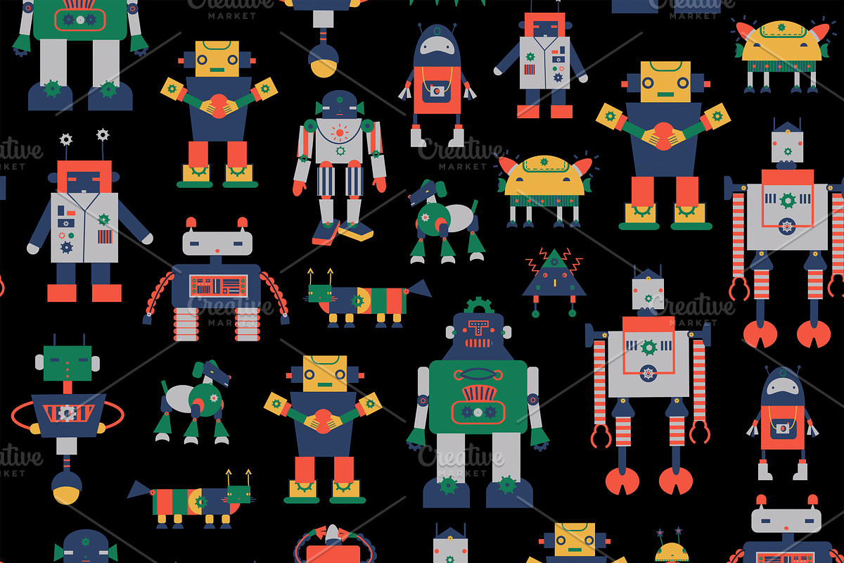 Robot, a Technology Illustration by GooseFrol (Photo 3 of 5)