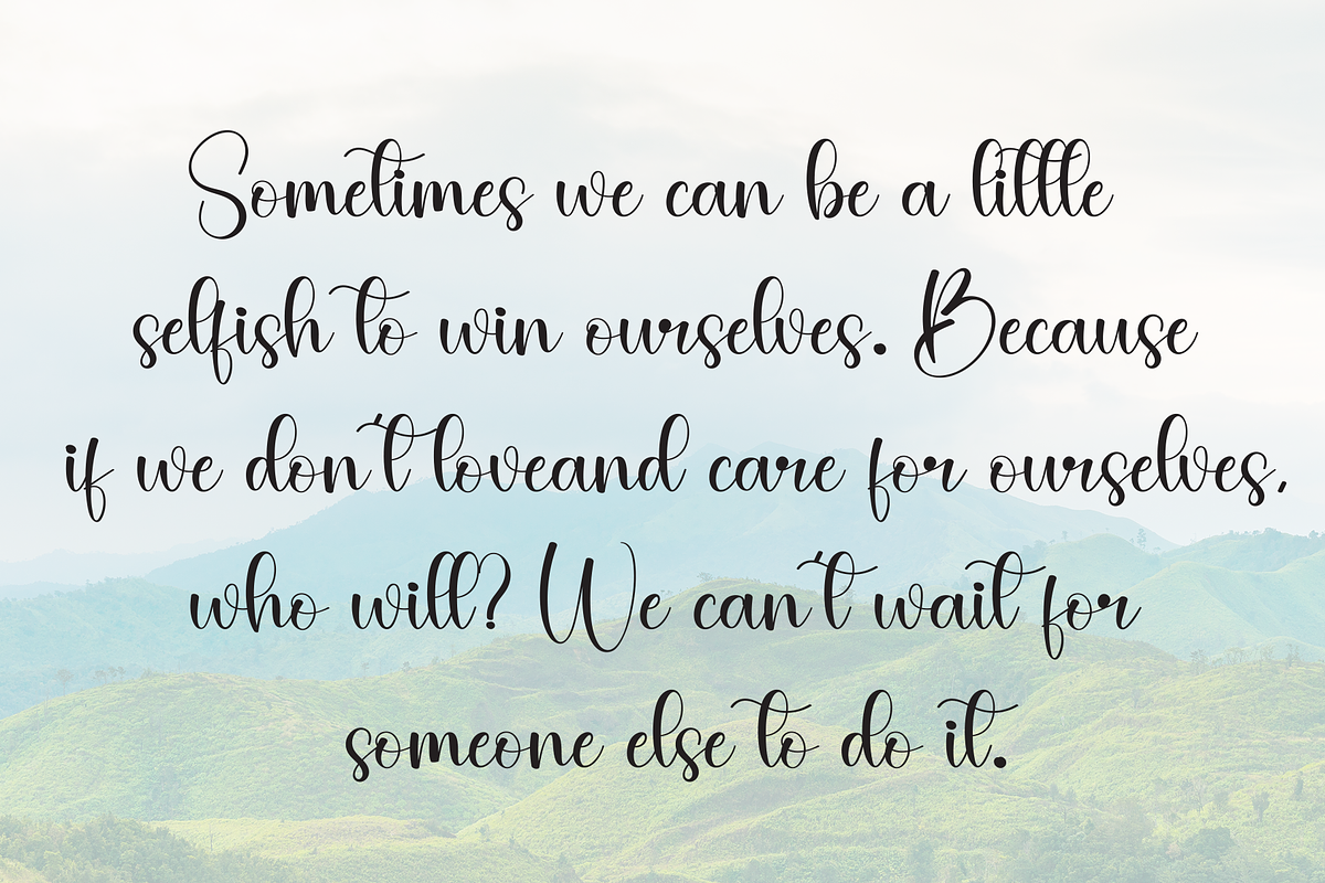 Blue Sky | Script Font, a Handwritten Font by Scratchones (Photo 6 of 8)