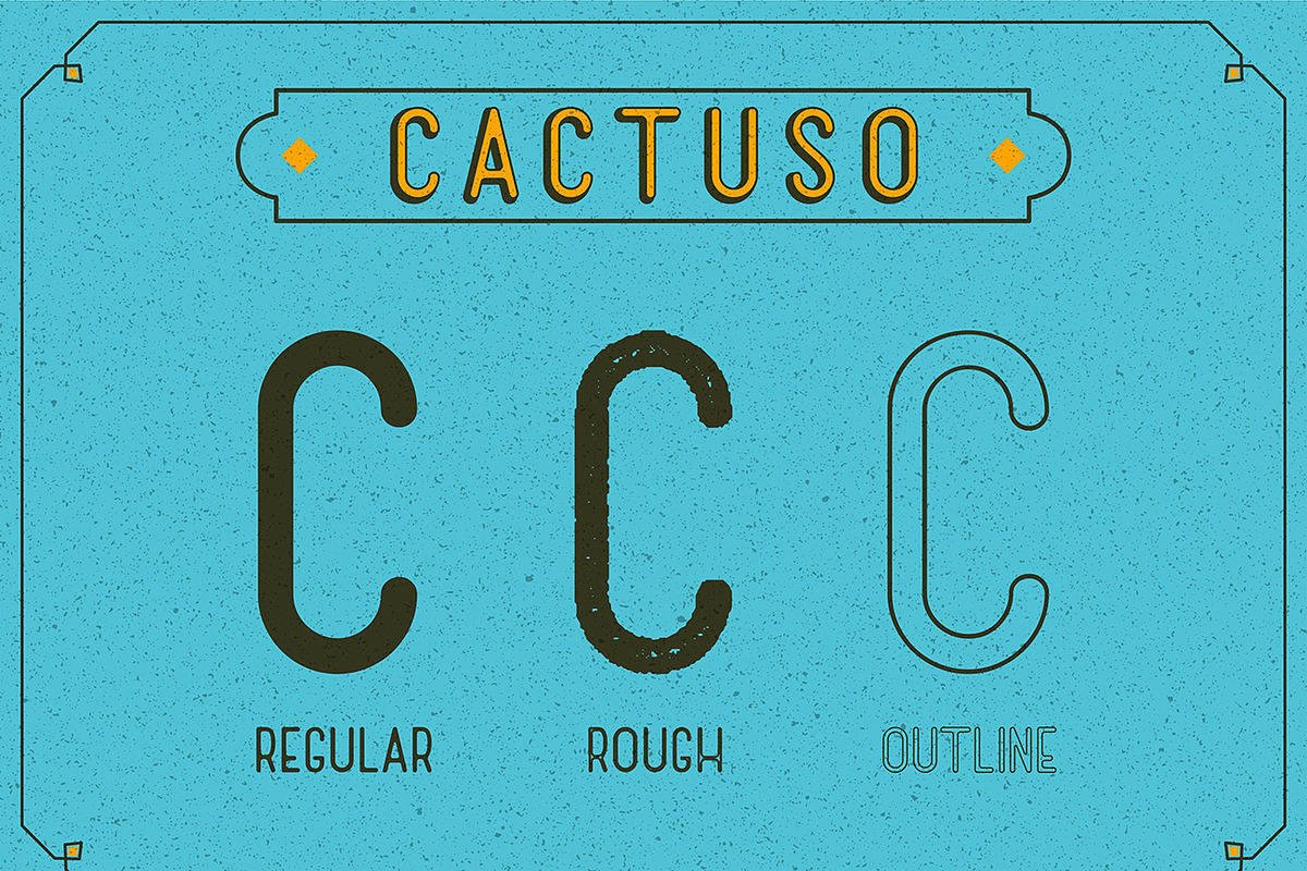 Sans Serif Font - Cactuso preview 3