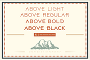ABOVE ©, a Sans Serif Font by Herofonts (Thumbnail 5 of 5)
