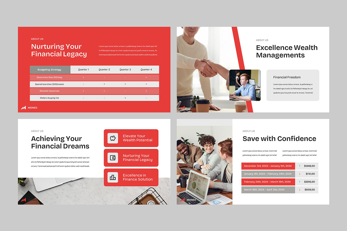 MONEO - Budgeting & Finance PPT, a Presentation Template by rgbryand (Photo 3 of 9)