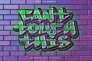 90s Text Effects, a Layer Style Add-On by Graphicdome (Thumbnail 11 of 17)
