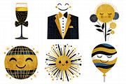 Cute New Year Clipart, an Illustration by Daily.Designs (Thumbnail 5 of 5)