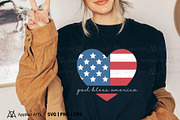 God Bless America, 4th of July SVG, an Object Graphic by Applied Arts (Thumbnail 3 of 9)