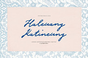 HaleuangKatineung Handwritten Script, a Handwritten Font by Perplexitics (Thumbnail 1 of 9)