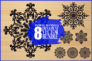 Mandala Laser Cut Files Bundle, an Illustration by yasushie (Thumbnail 1 of 9)