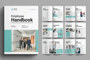 Employee Handbook Template, a Brochure Template by E-Type