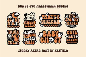 Spooky Retro - Halloween Font