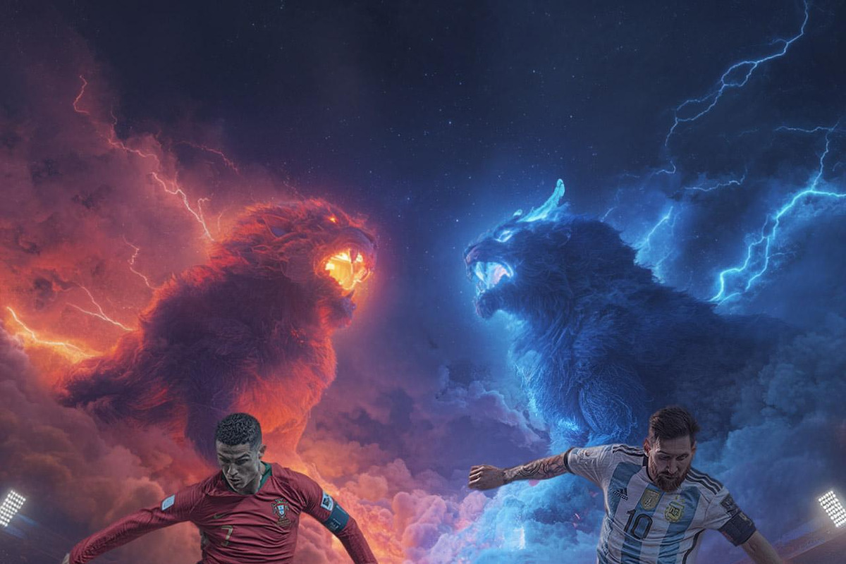 Football Rivalry Digital Backdrops, a Background Graphic by Walllow Creatives (Photo 2 of 5)
