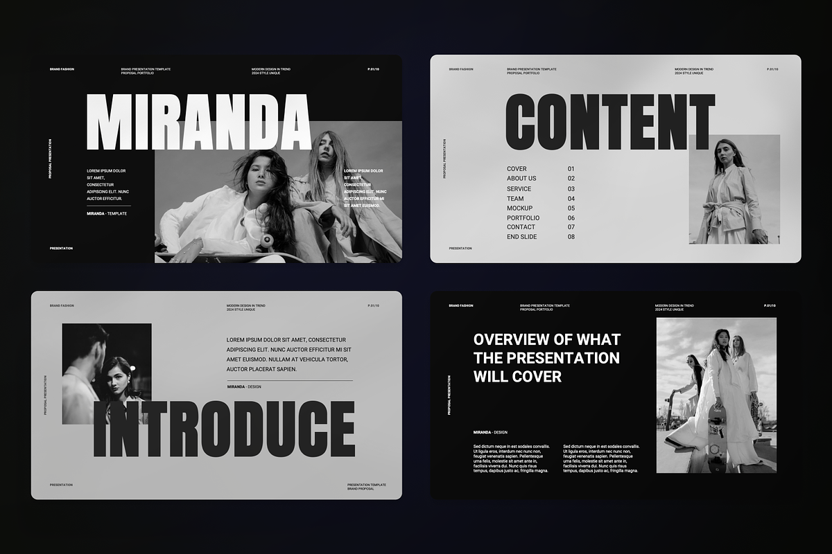 Brand Fashion Proposal Google Slide, a Presentation Template by SquidPixey (Photo 2 of 7)