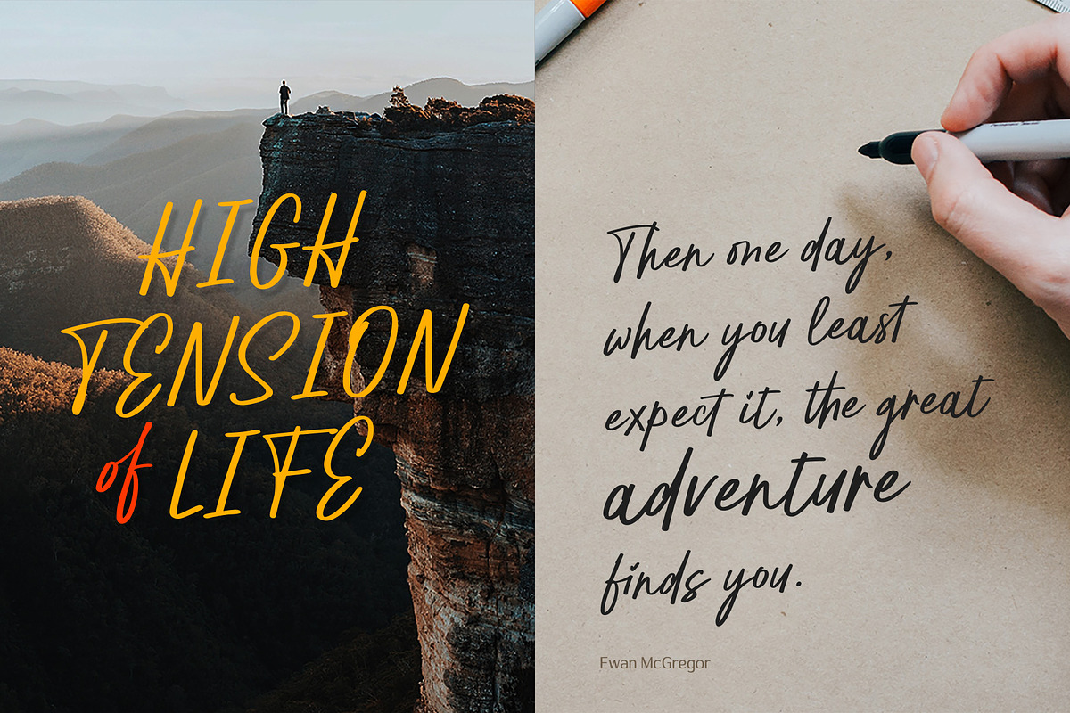 Pestapora, a Script Font by Locomotype (Photo 4 of 8)
